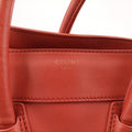 Luggage Mini Shopperorange-redLeatherU-ZP-0121ラゲージミニショッパーオレンジレッドレザーU-ZP-0121