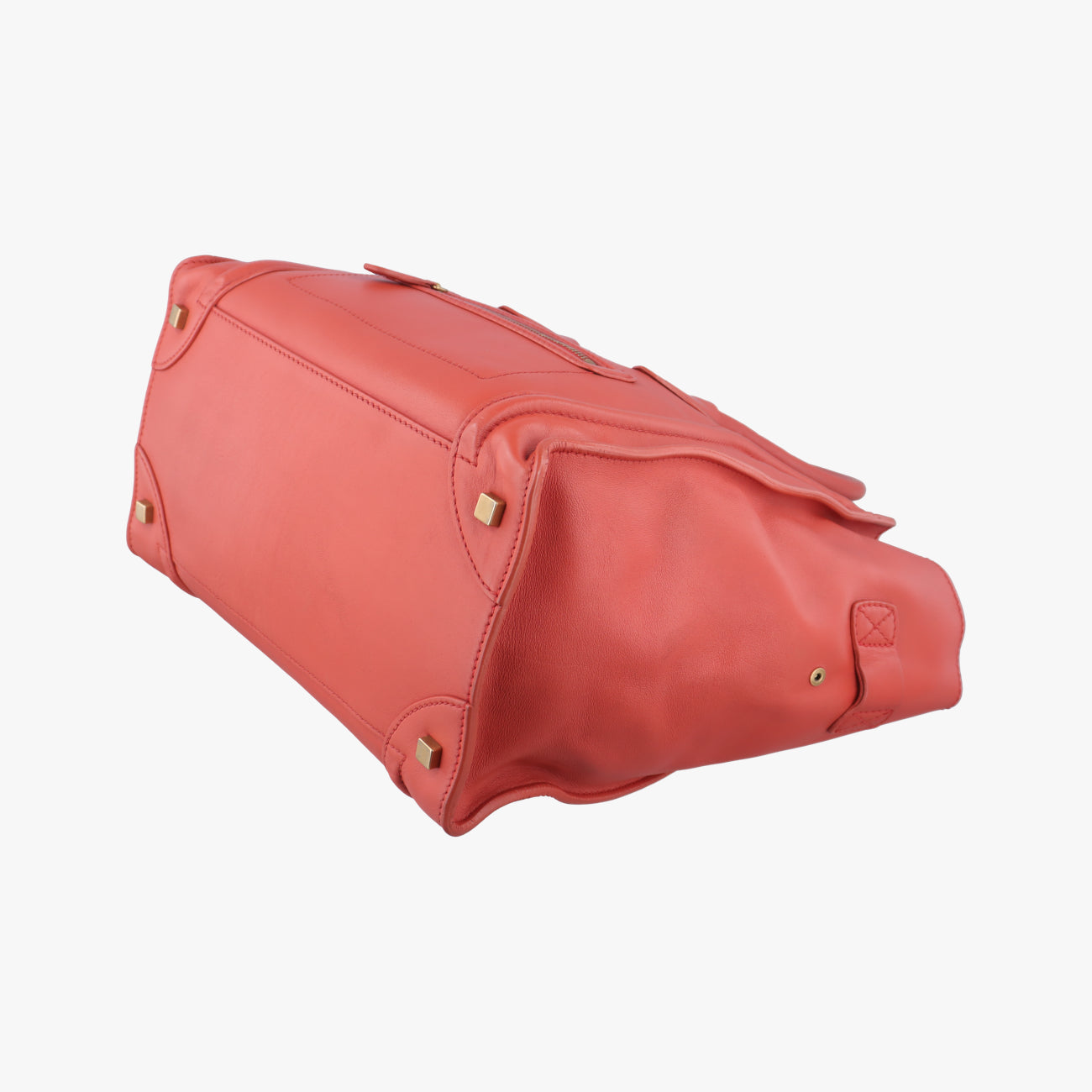 Luggage Mini Shopperorange-redLeatherU-ZP-0121ラゲージミニショッパーオレンジレッドレザーU-ZP-0121