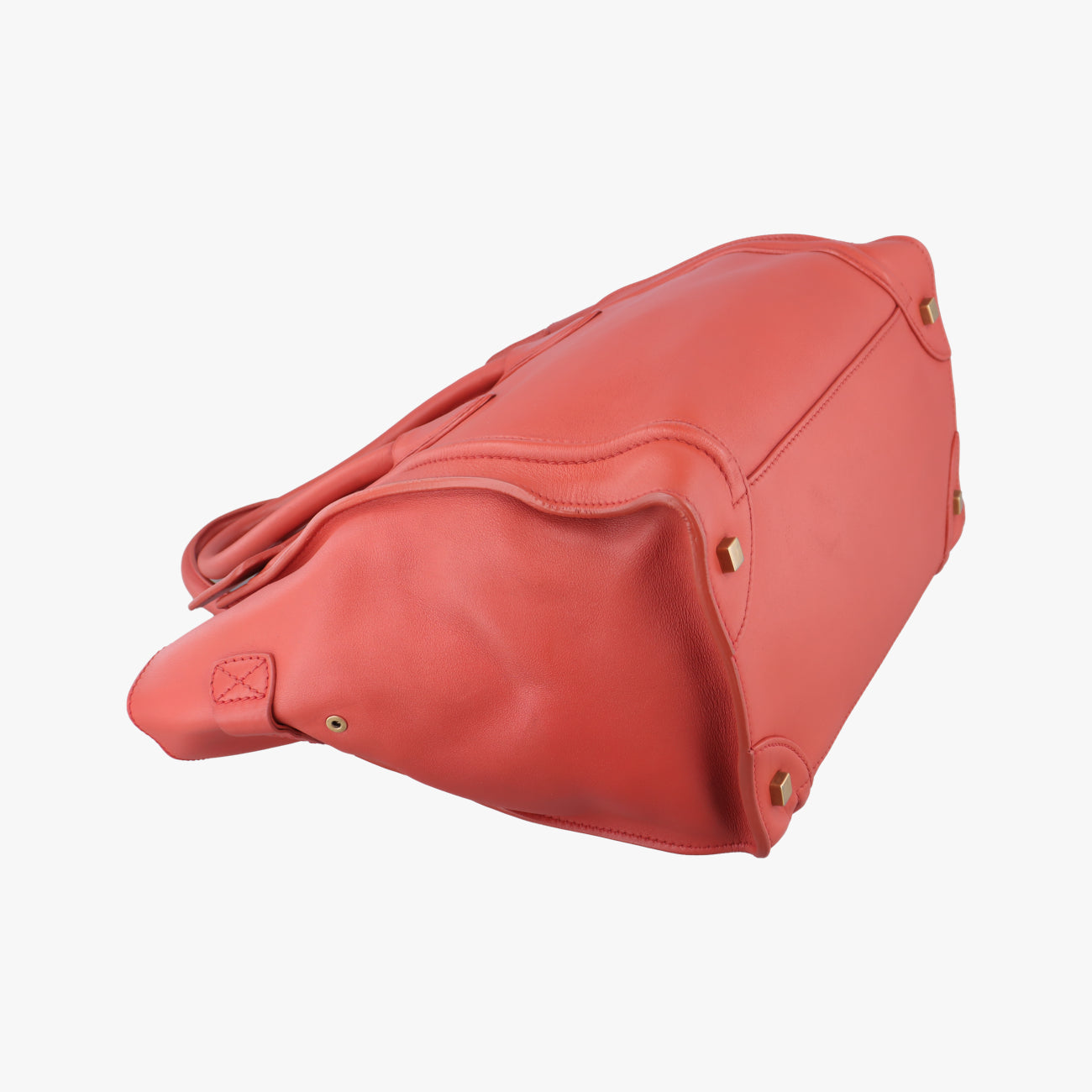 Luggage Mini Shopperorange-redLeatherU-ZP-0121ラゲージミニショッパーオレンジレッドレザーU-ZP-0121