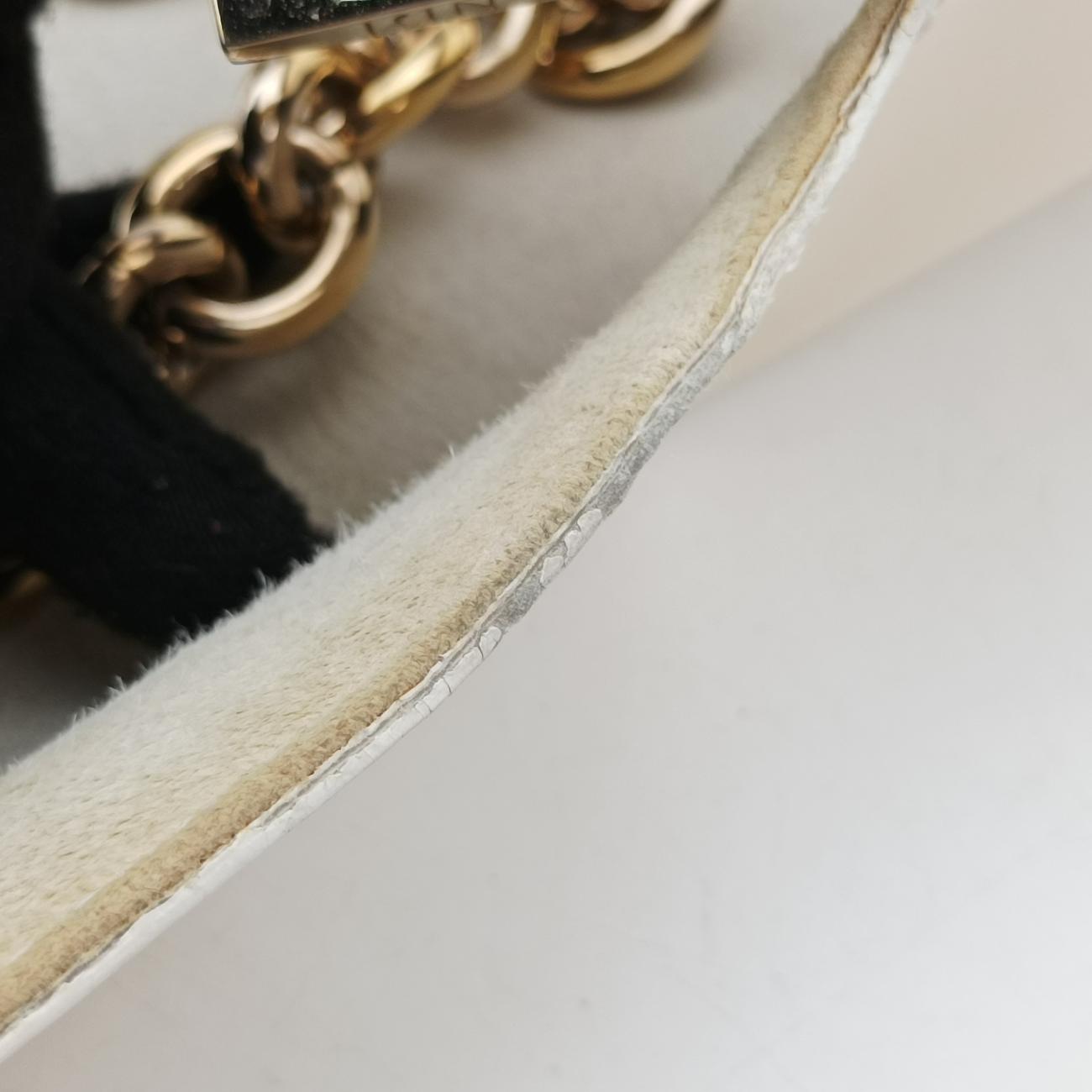Baguette ZucchinoWhitePatent8BR0012308-8BR001-UNU-098マンマバケット ズッキーノ柄ホワイトパテント8BR0012308-8BR001-UNU-098