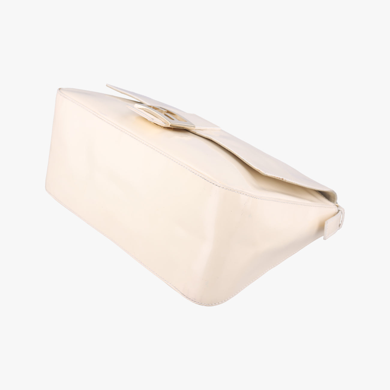 Baguette ZucchinoWhitePatent8BR0012308-8BR001-UNU-098マンマバケット ズッキーノ柄ホワイトパテント8BR0012308-8BR001-UNU-098