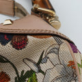 BambooIvory x Pink x Multicolorcanvas x leather137383バンブーアイボリー×ピンク×マルチカラーキャンバス×レザー137383