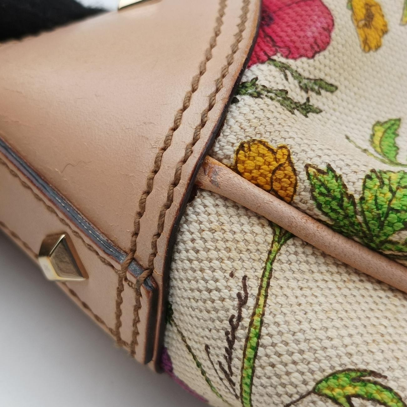 BambooIvory x Pink x Multicolorcanvas x leather137383バンブーアイボリー×ピンク×マルチカラーキャンバス×レザー137383