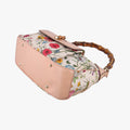BambooIvory x Pink x Multicolorcanvas x leather137383バンブーアイボリー×ピンク×マルチカラーキャンバス×レザー137383