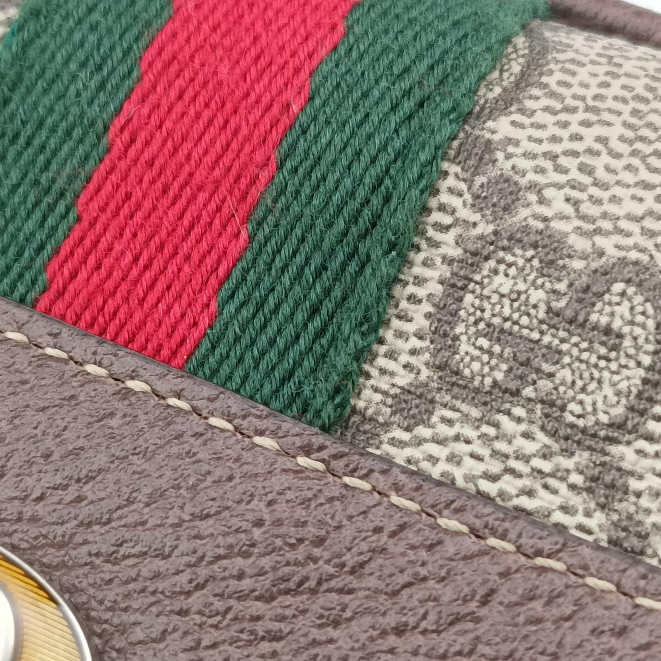 OphidiaBrown×green×redPVC coated canvas519308オフィディアブラウン×グリーン×レッドPVCコーティングキャンバス519308