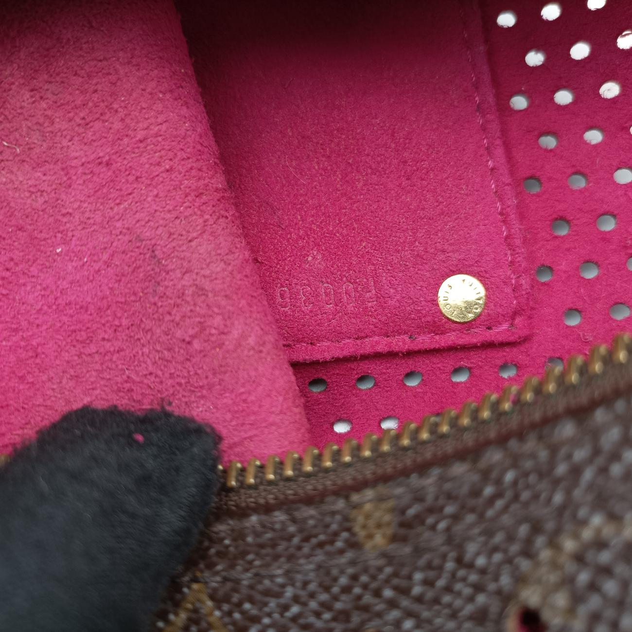 Speedy30brown×Fuchsia PinkMonogram PerfoM95180SP0036スピーディ30モノグラム/ブラウン系×フューシャピンクモノグラム ペルフォM95180SP0036
