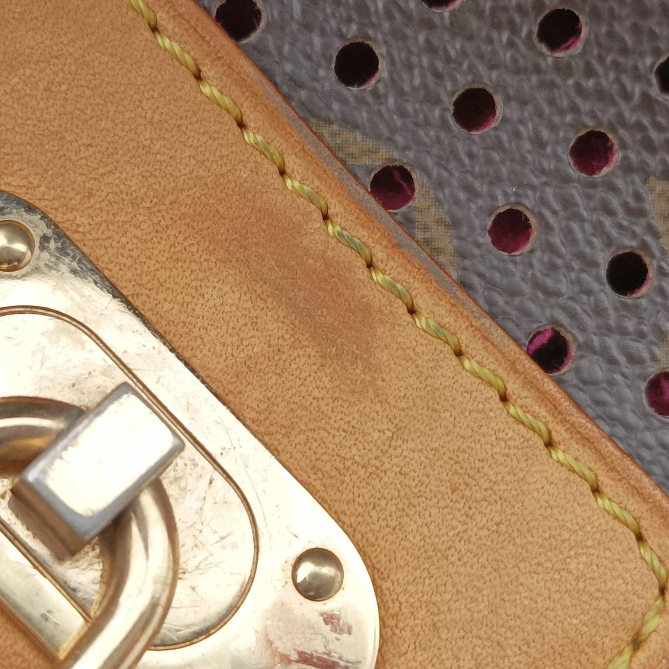 Speedy30brown×Fuchsia PinkMonogram PerfoM95180SP0036スピーディ30モノグラム/ブラウン系×フューシャピンクモノグラム ペルフォM95180SP0036