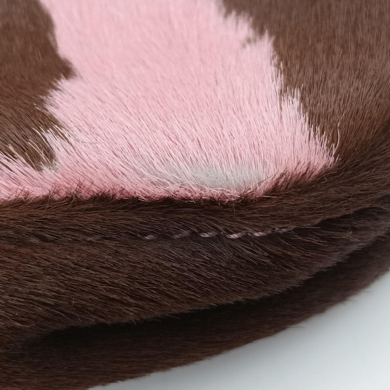 BaguettePink x Brownponyhair264242288-26424-008マンマバケットピンク×ブラウンハラコ264242288-26424-008