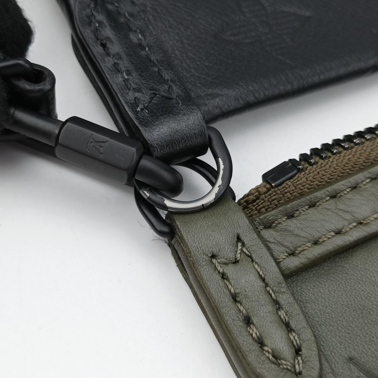 Flat MessengerNoirLeatherM44635CA2109 ICチップフラットメッセンジャーノワールレザーM44635CA2109 ICチップ