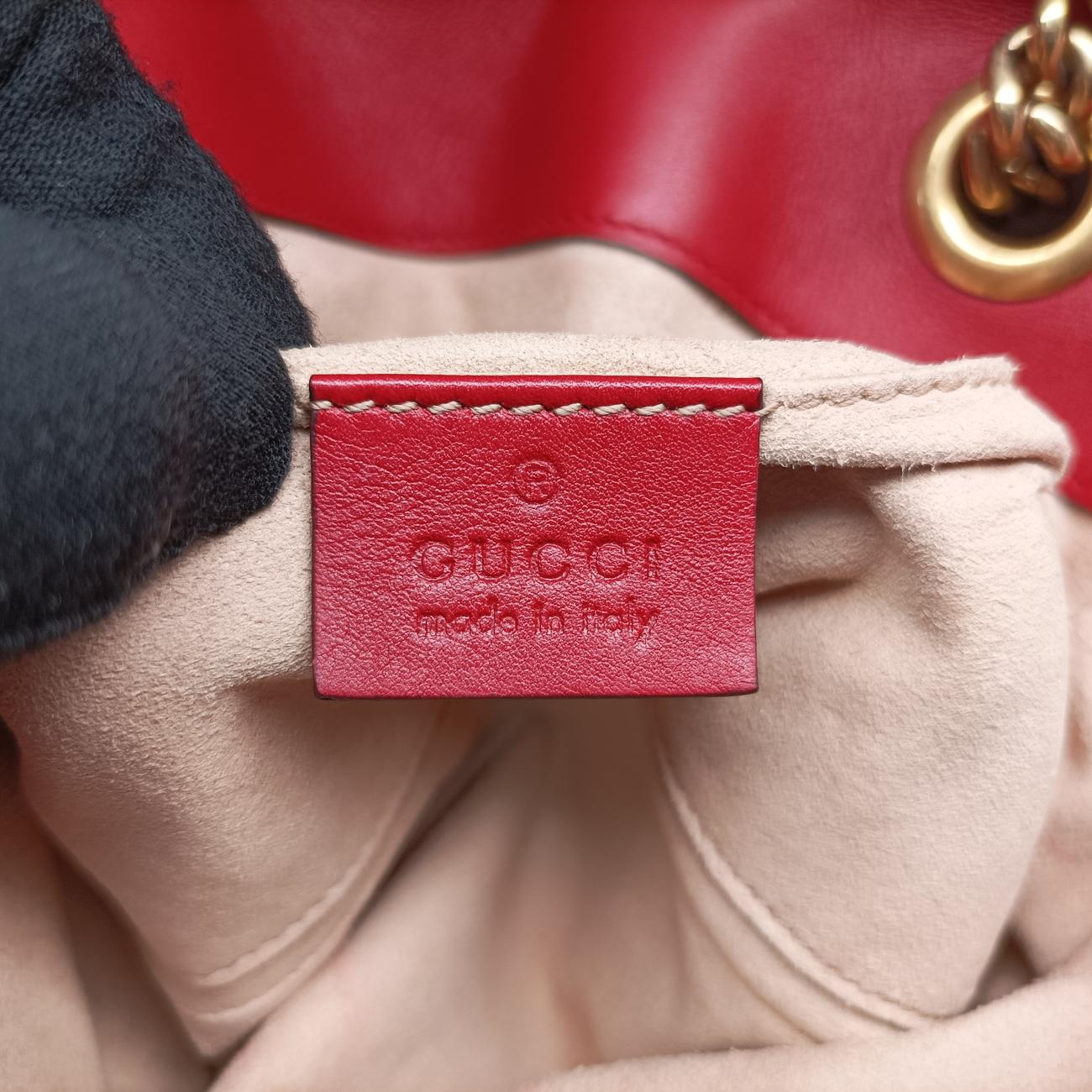 GG MarmontRedLeather446744A020577853GGマーモントレッドレザー446744A020577853