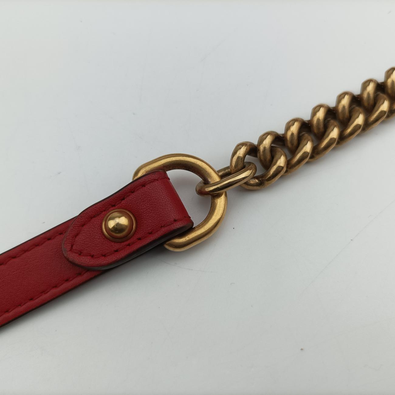 GG MarmontRedLeather446744A020577853GGマーモントレッドレザー446744A020577853
