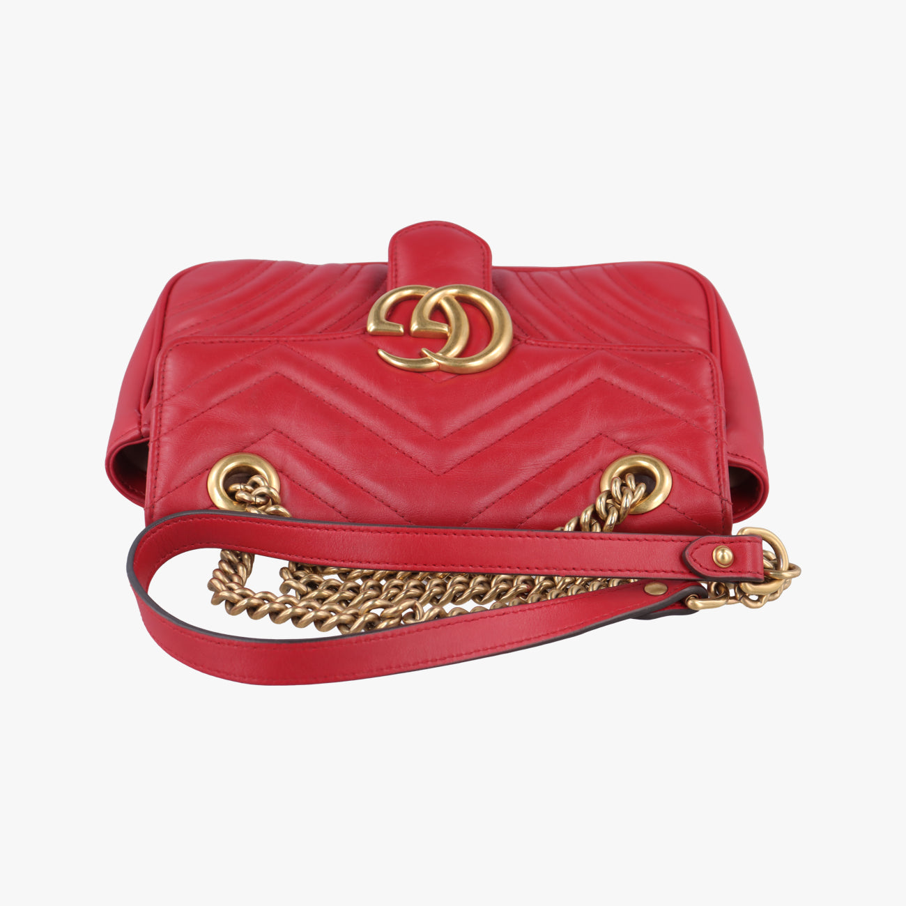 GG MarmontRedLeather446744A020577853GGマーモントレッドレザー446744A020577853