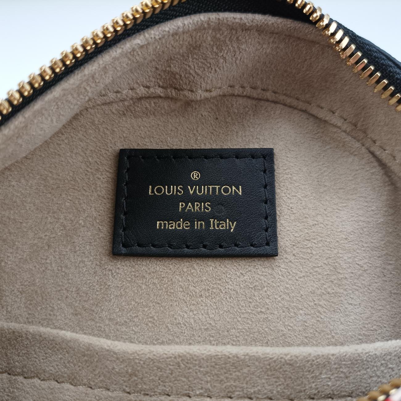 LV Crafty Boite Chapeau SoupourCreme×Rouge×BlackMonogram GiantM45366PL2240LVクラフティ ボワット シャポースープルクレーム×ルージュ×ブラックモノグラム ジャイアントM45366PL2240