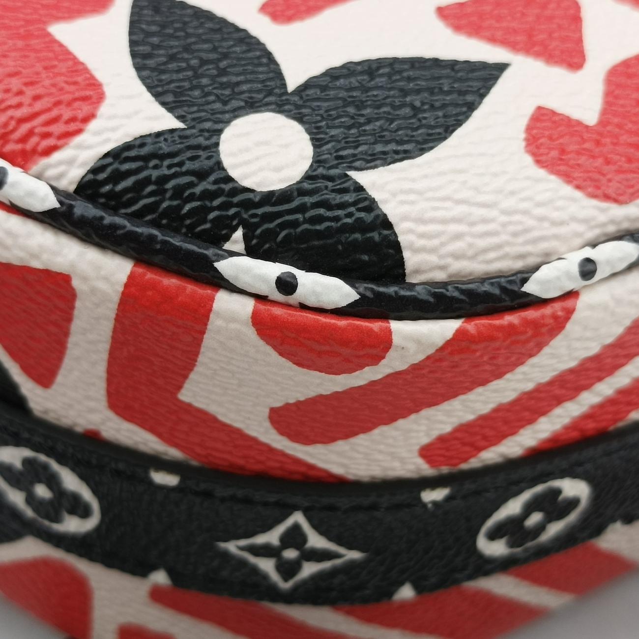 LV Crafty Boite Chapeau SoupourCreme×Rouge×BlackMonogram GiantM45366PL2240LVクラフティ ボワット シャポースープルクレーム×ルージュ×ブラックモノグラム ジャイアントM45366PL2240