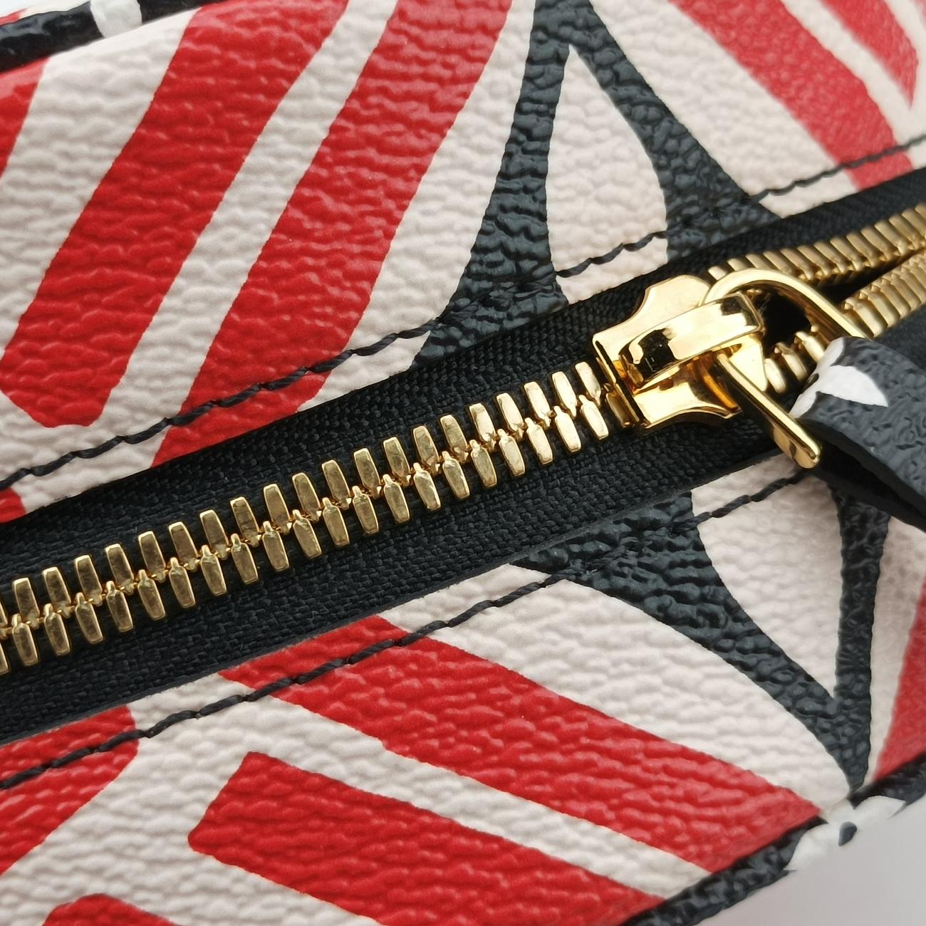 LV Crafty Boite Chapeau SoupourCreme×Rouge×BlackMonogram GiantM45366PL2240LVクラフティ ボワット シャポースープルクレーム×ルージュ×ブラックモノグラム ジャイアントM45366PL2240