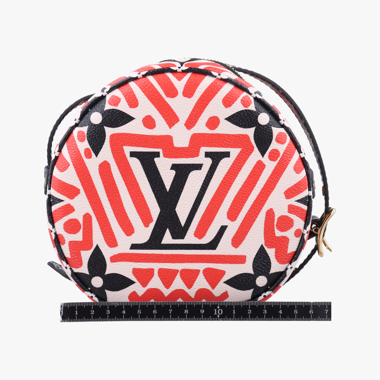 LV Crafty Boite Chapeau SoupourCreme×Rouge×BlackMonogram GiantM45366PL2240LVクラフティ ボワット シャポースープルクレーム×ルージュ×ブラックモノグラム ジャイアントM45366PL2240