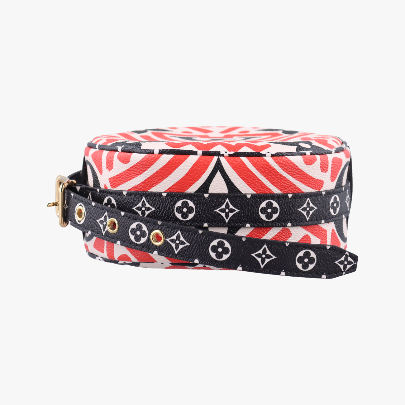 LV Crafty Boite Chapeau SoupourCreme×Rouge×BlackMonogram GiantM45366PL2240LVクラフティ ボワット シャポースープルクレーム×ルージュ×ブラックモノグラム ジャイアントM45366PL2240