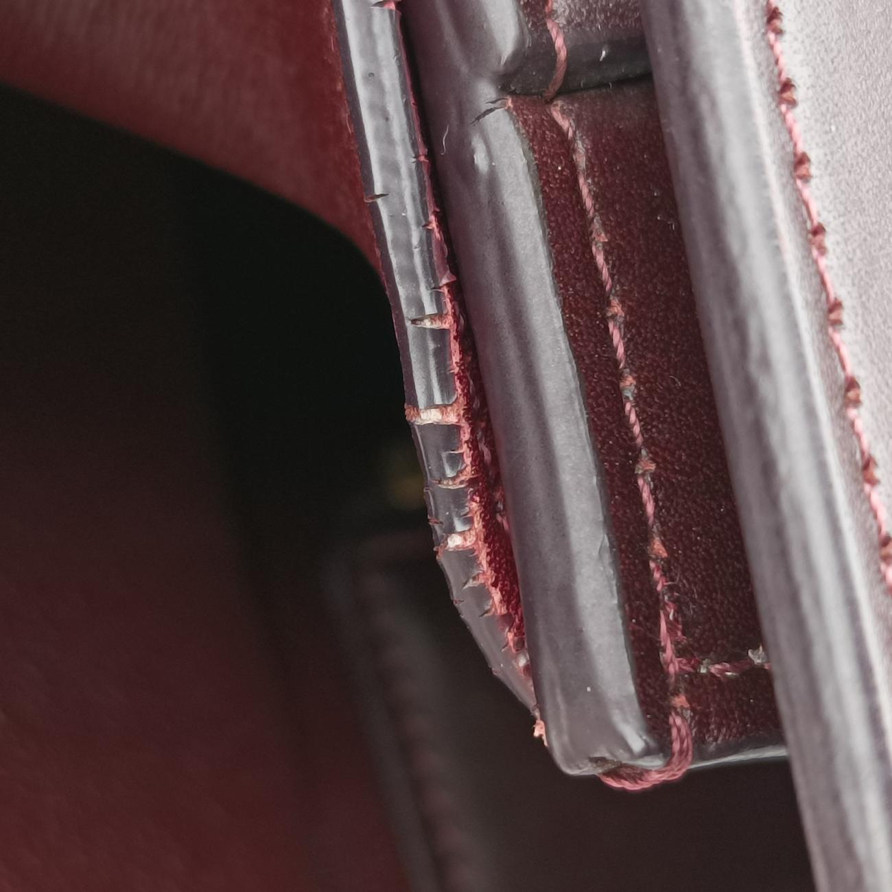 Luggage Mini ShopperRed×Brown×BlackLeatherF-CU-0174ラゲージミニショッパーレッド×ブラウン×ブラックレザーF-CU-0174