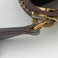 Luggage Mini ShopperRed×Brown×BlackLeatherF-CU-0174ラゲージミニショッパーレッド×ブラウン×ブラックレザーF-CU-0174