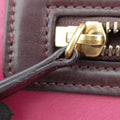 Luggage Mini ShopperRed×Brown×BlackLeatherF-CU-0174ラゲージミニショッパーレッド×ブラウン×ブラックレザーF-CU-0174