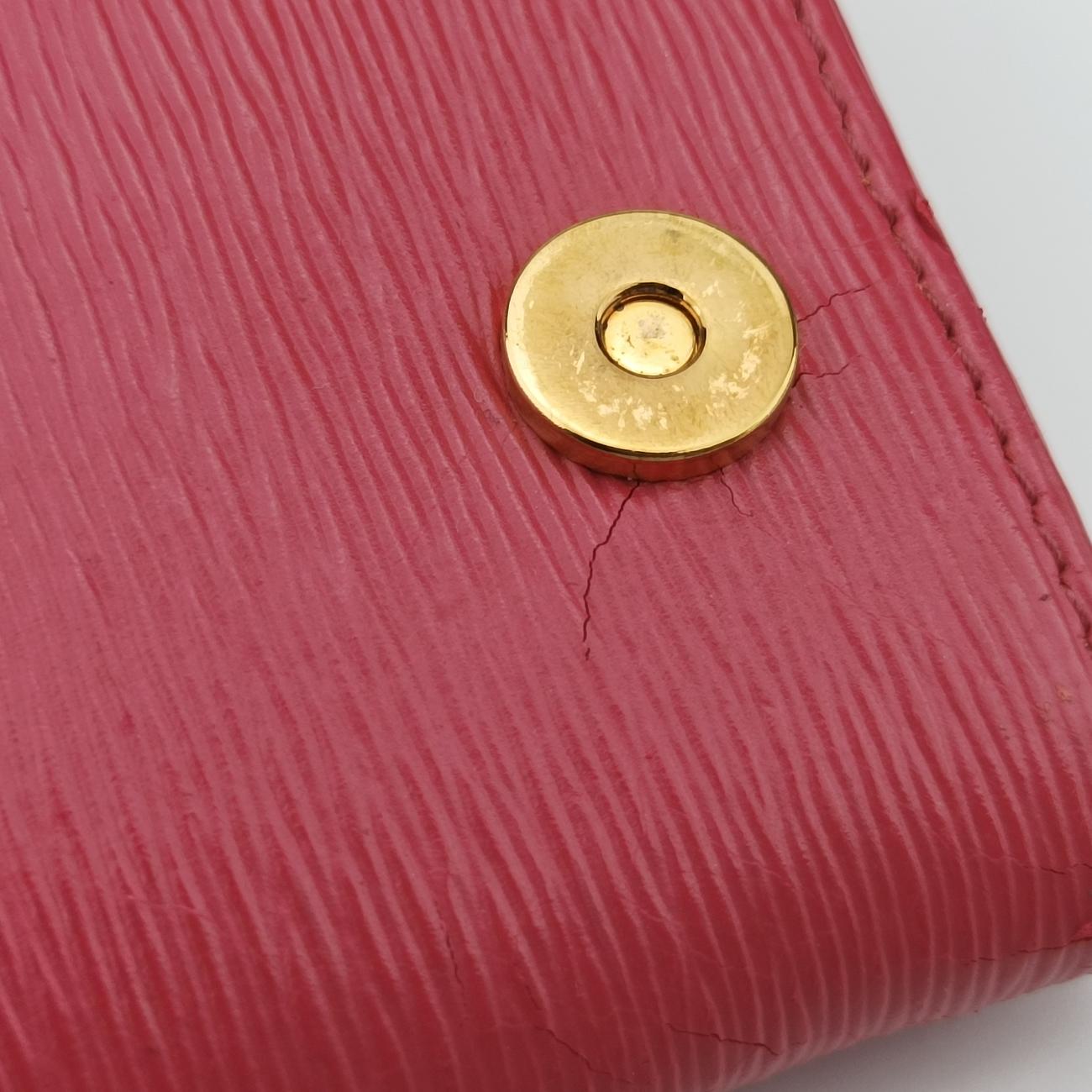 Metal Wallet on Chain Cornflower ClutchPinkSaffiano Leather1MT290165メタル ウォレット オン チェーン コーンフラワー クラッチピンクサフィアーノレザー1MT290165
