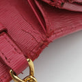 Metal Wallet on Chain Cornflower ClutchPinkSaffiano Leather1MT290165メタル ウォレット オン チェーン コーンフラワー クラッチピンクサフィアーノレザー1MT290165