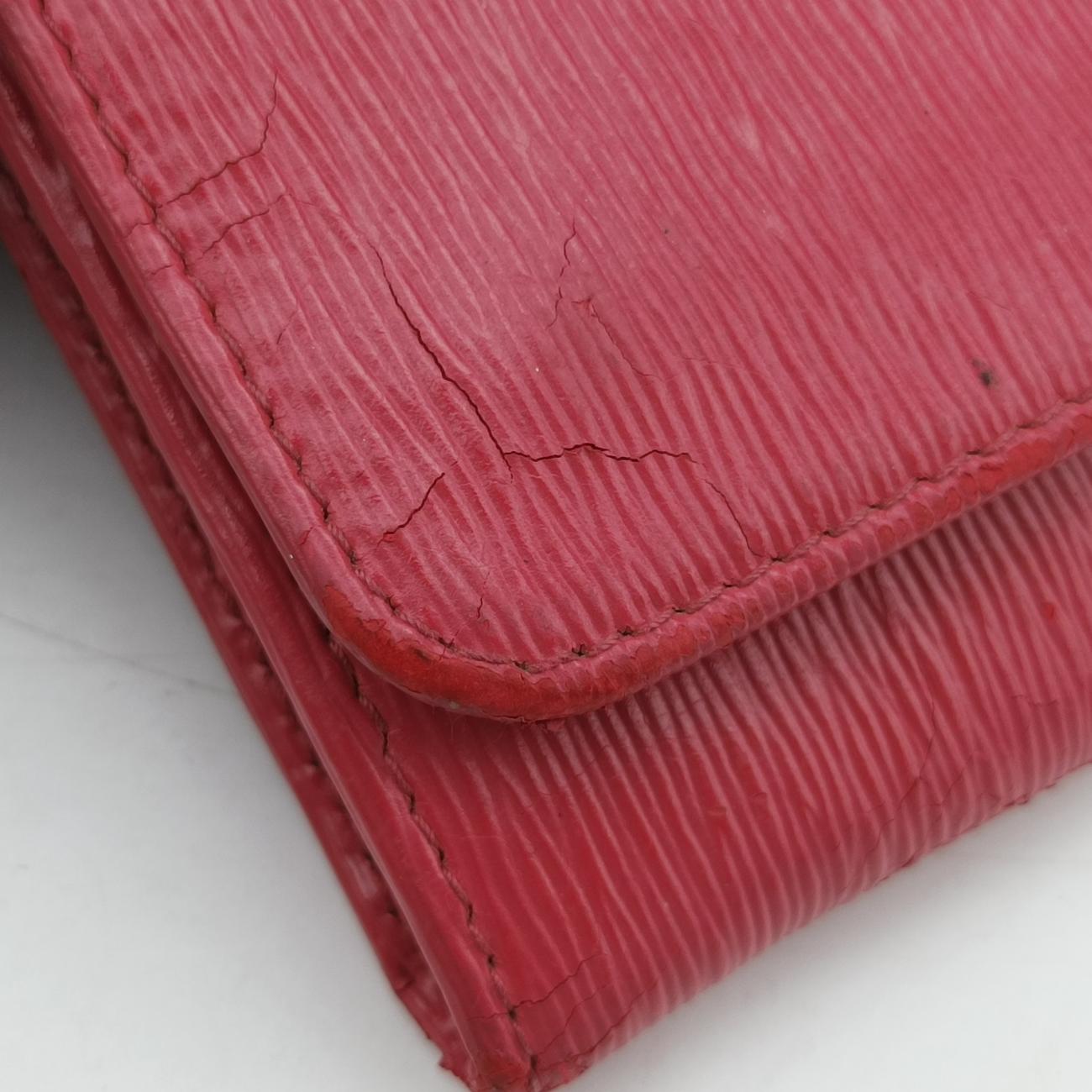 Metal Wallet on Chain Cornflower ClutchPinkSaffiano Leather1MT290165メタル ウォレット オン チェーン コーンフラワー クラッチピンクサフィアーノレザー1MT290165
