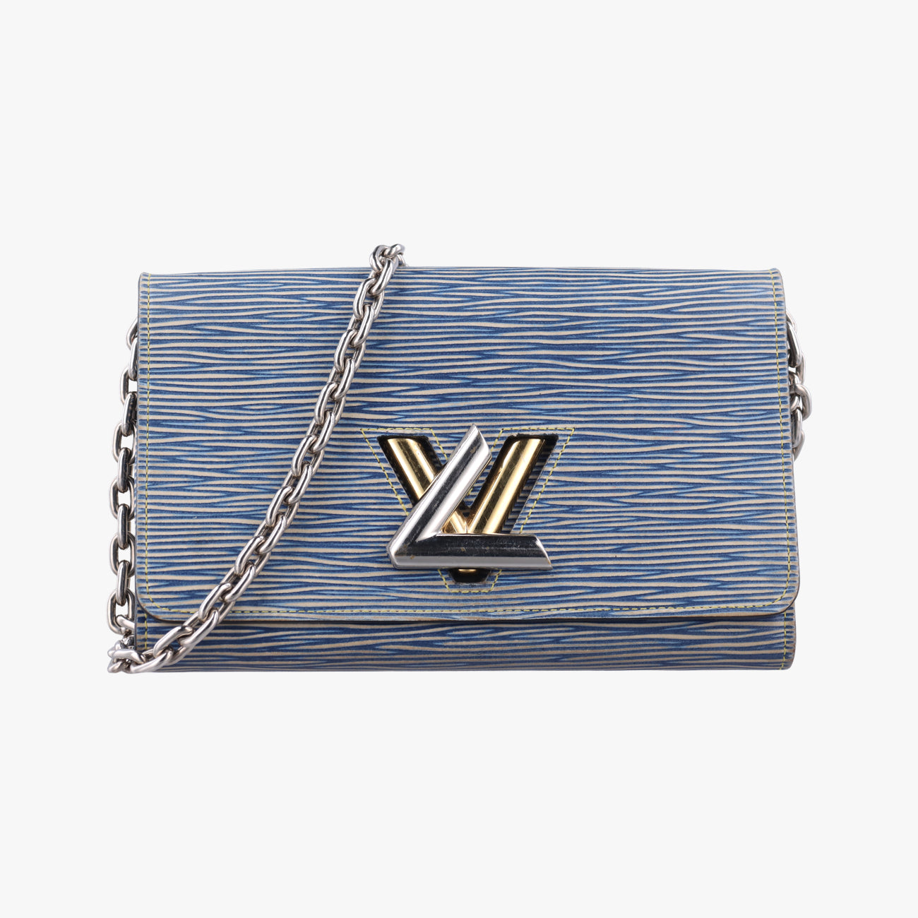 Portefeuille Twist Chain WalletBlueEpiM61036SP0155ポルトフォイユ ツイスト チェーンウォレットブルーエピM61036SP0155