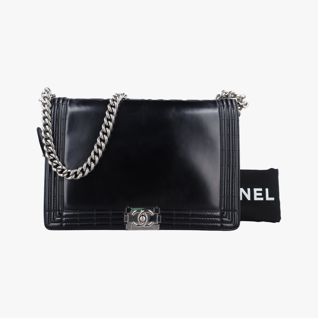 BOY CHANELBlackEnamelA6702116402593ボーイシャネルブラックエラメルA6702116402593