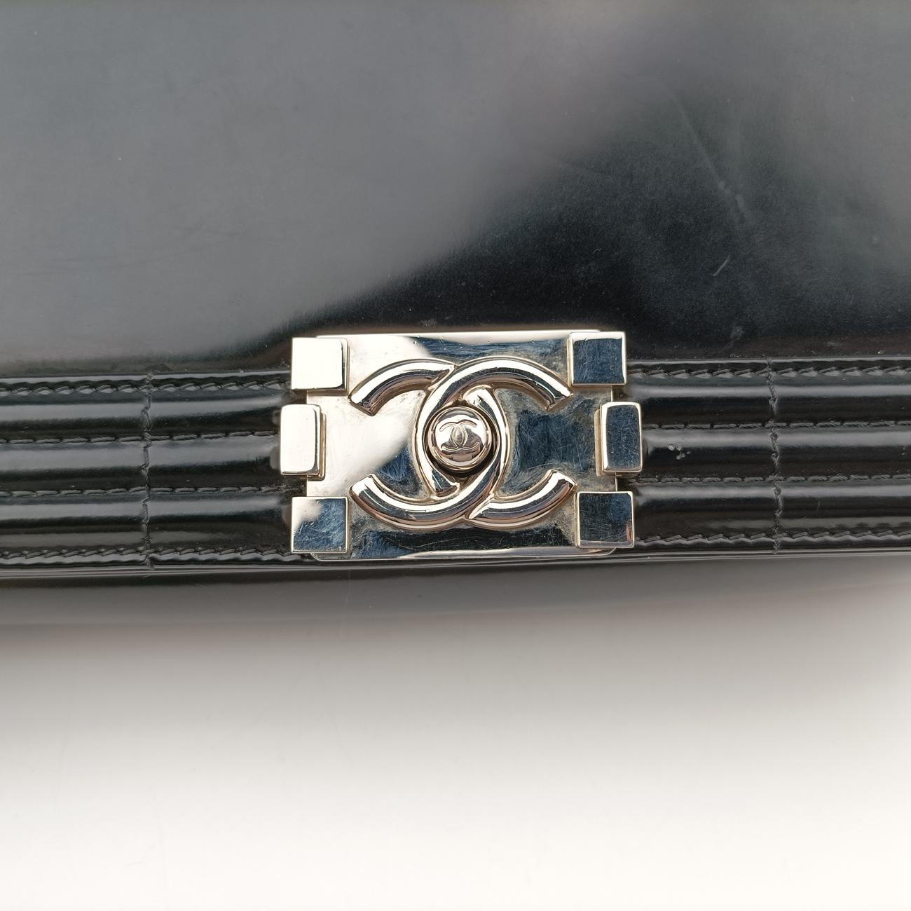 BOY CHANELBlackEnamelA6702116402593ボーイシャネルブラックエラメルA6702116402593