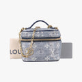 Micro VanityNavy x GrayMONOGRAM JACQUARD DENIMM82467ICチップマイクロ バニティネイビー×グレーモノグラム ジャカード デニムM82467ICチップ