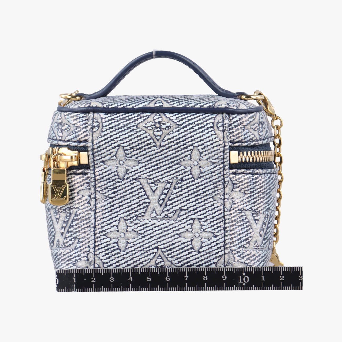 Micro VanityNavy x GrayMONOGRAM JACQUARD DENIMM82467ICチップマイクロ バニティネイビー×グレーモノグラム ジャカード デニムM82467ICチップ