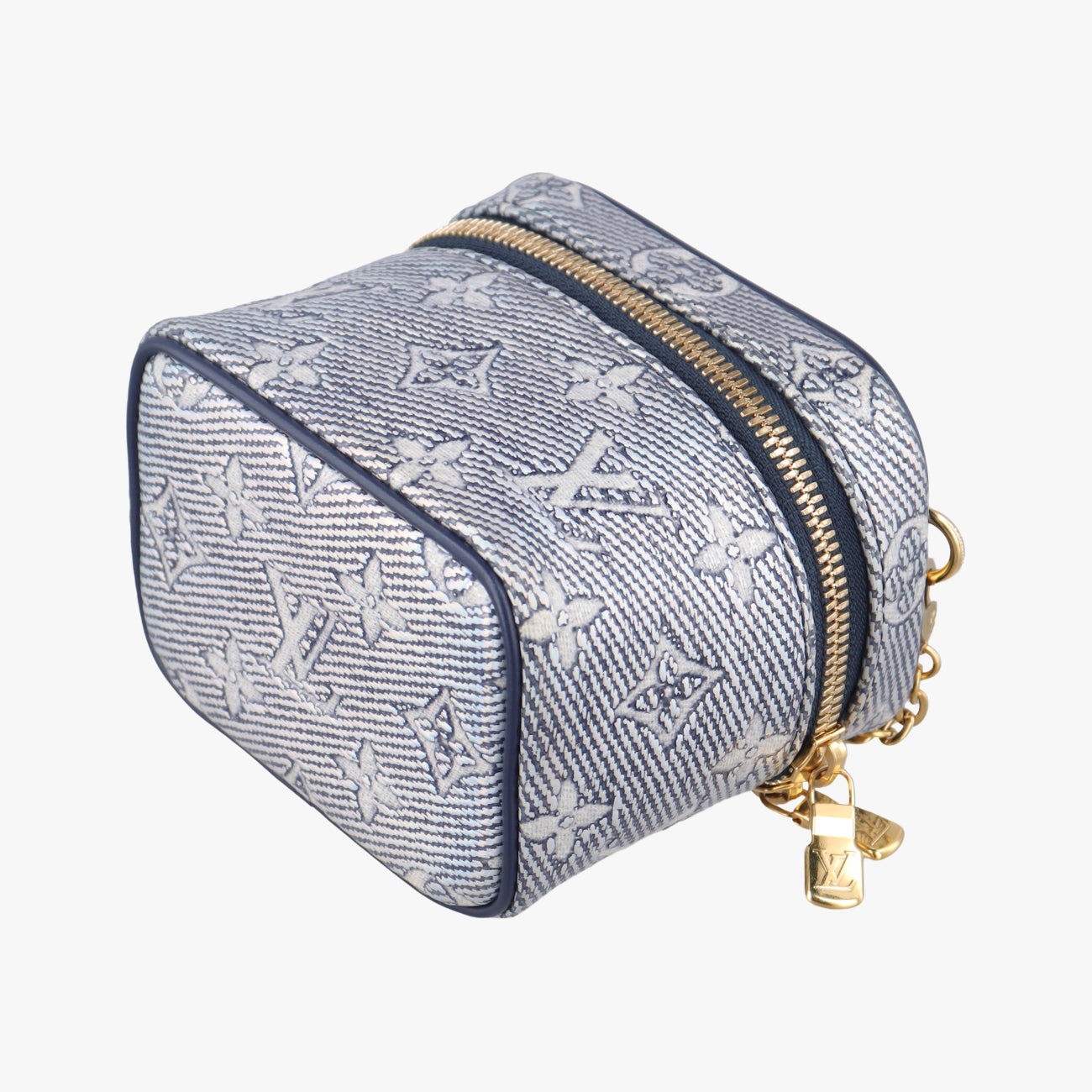 Micro VanityNavy x GrayMONOGRAM JACQUARD DENIMM82467ICチップマイクロ バニティネイビー×グレーモノグラム ジャカード デニムM82467ICチップ
