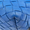 Intrecciato OlimpiaBluelambskinB04874365Mイントレチャート オリンピアブルーラムスキンB04874365M