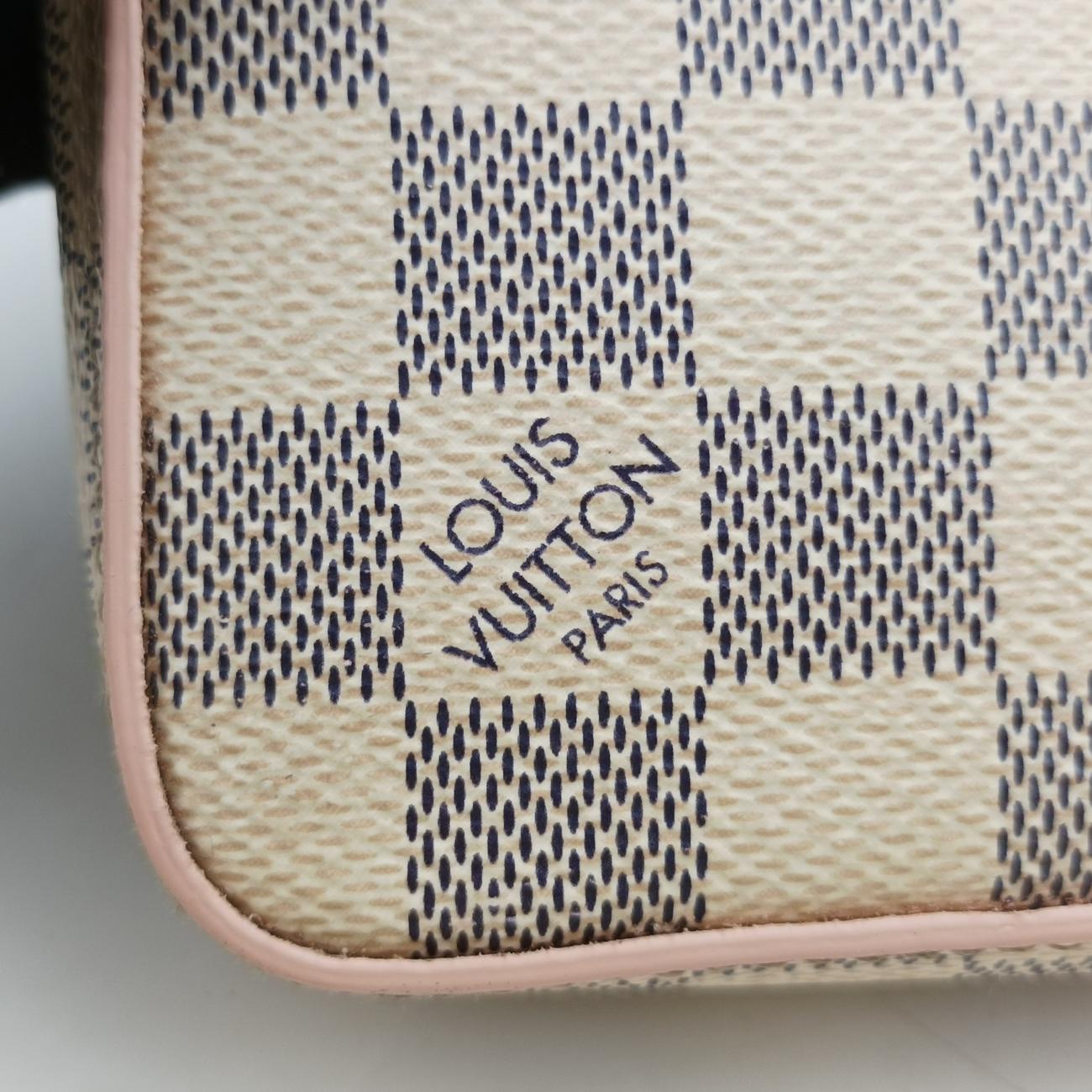 Pochette FéLICIE GMAZUR×Eau De RoseDamier CanvasN60235MI1129ポシェットフェリシーGMアズール×オードローズダミエキャンバスN60235MI1129