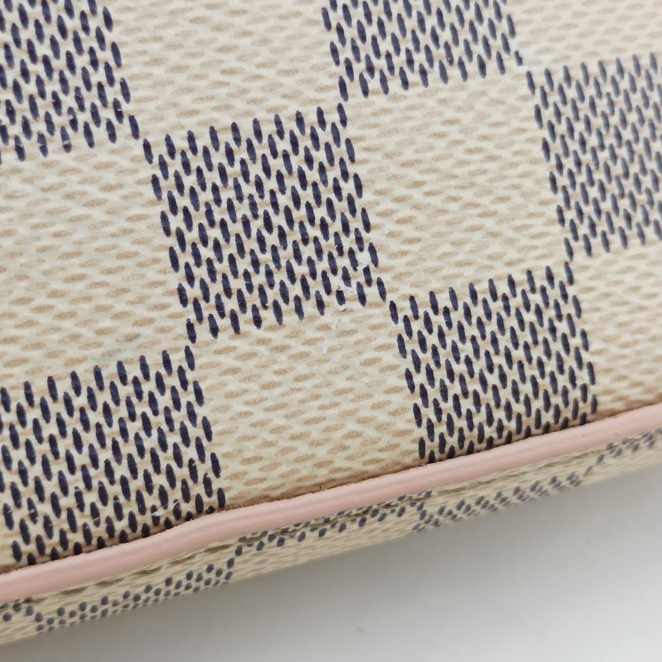 Pochette FéLICIE GMAZUR×Eau De RoseDamier CanvasN60235MI1129ポシェットフェリシーGMアズール×オードローズダミエキャンバスN60235MI1129