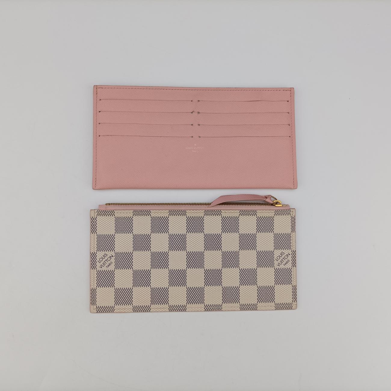 Pochette FéLICIE GMAZUR×Eau De RoseDamier CanvasN60235MI1129ポシェットフェリシーGMアズール×オードローズダミエキャンバスN60235MI1129