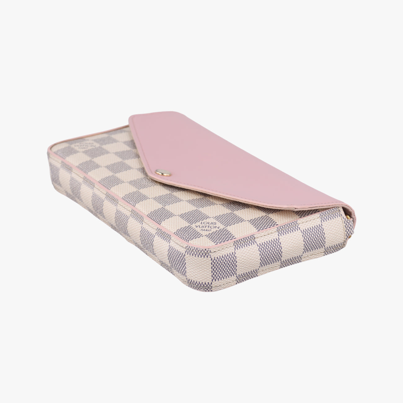 Pochette FéLICIE GMAZUR×Eau De RoseDamier CanvasN60235MI1129ポシェットフェリシーGMアズール×オードローズダミエキャンバスN60235MI1129