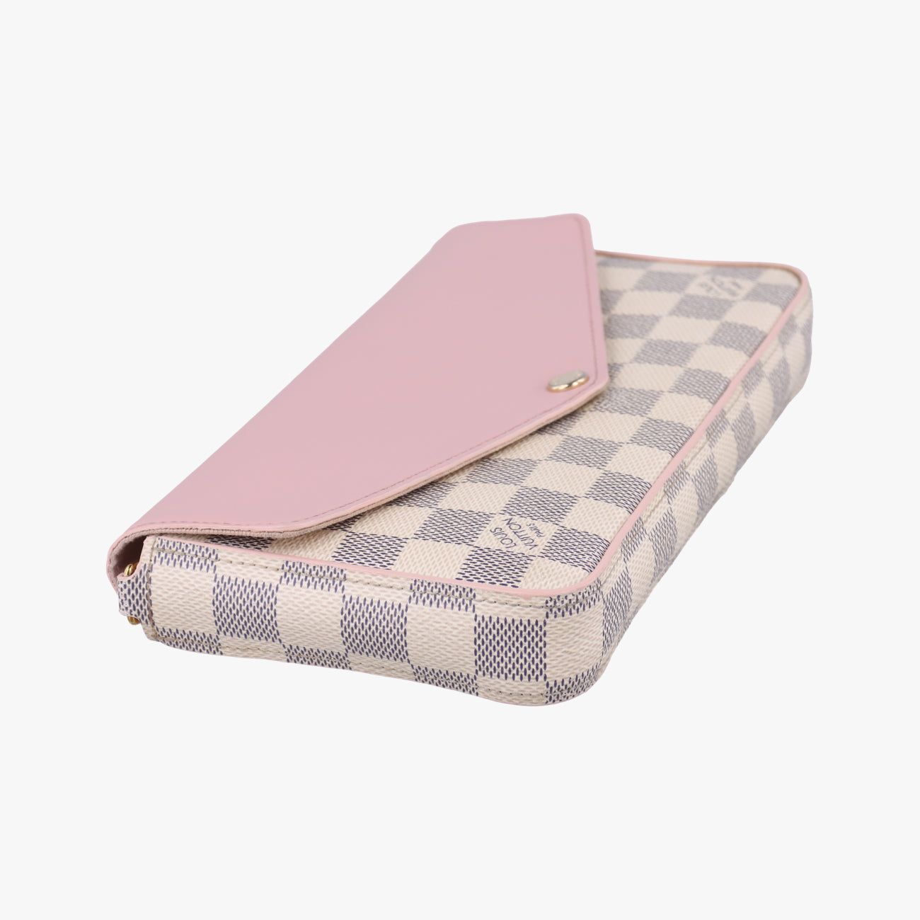 Pochette FéLICIE GMAZUR×Eau De RoseDamier CanvasN60235MI1129ポシェットフェリシーGMアズール×オードローズダミエキャンバスN60235MI1129