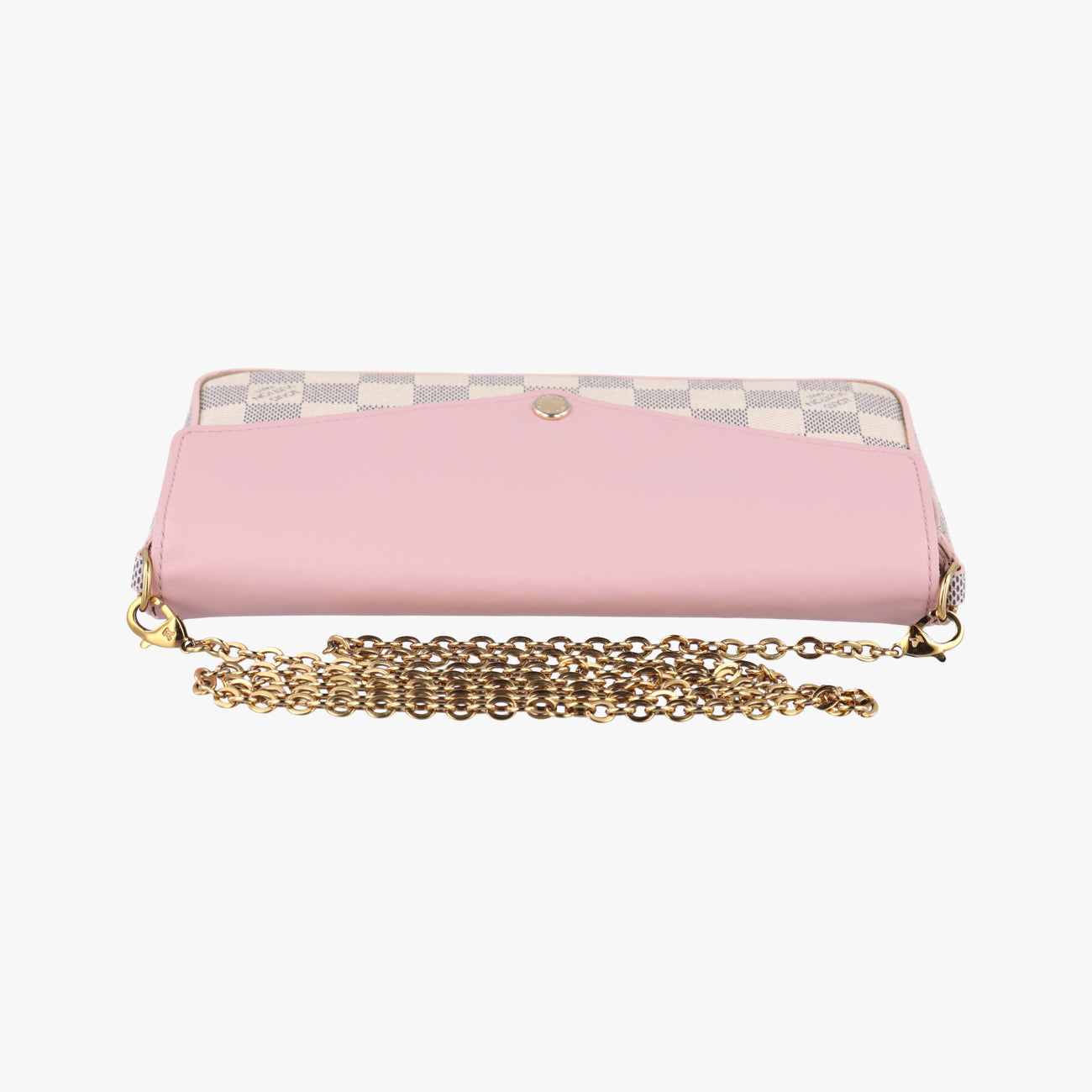 Pochette FéLICIE GMAZUR×Eau De RoseDamier CanvasN60235MI1129ポシェットフェリシーGMアズール×オードローズダミエキャンバスN60235MI1129