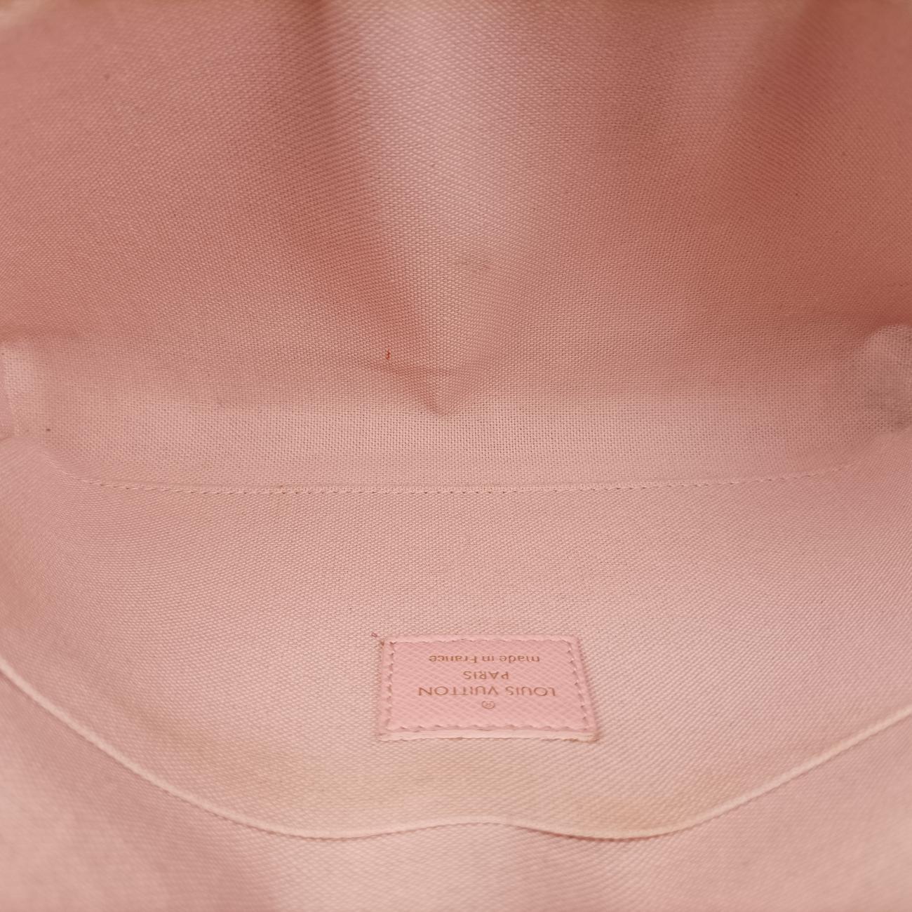 Pochette FéLICIE GMAZUR×Eau De RoseDamier CanvasN60235MI1129ポシェットフェリシーGMアズール×オードローズダミエキャンバスN60235MI1129