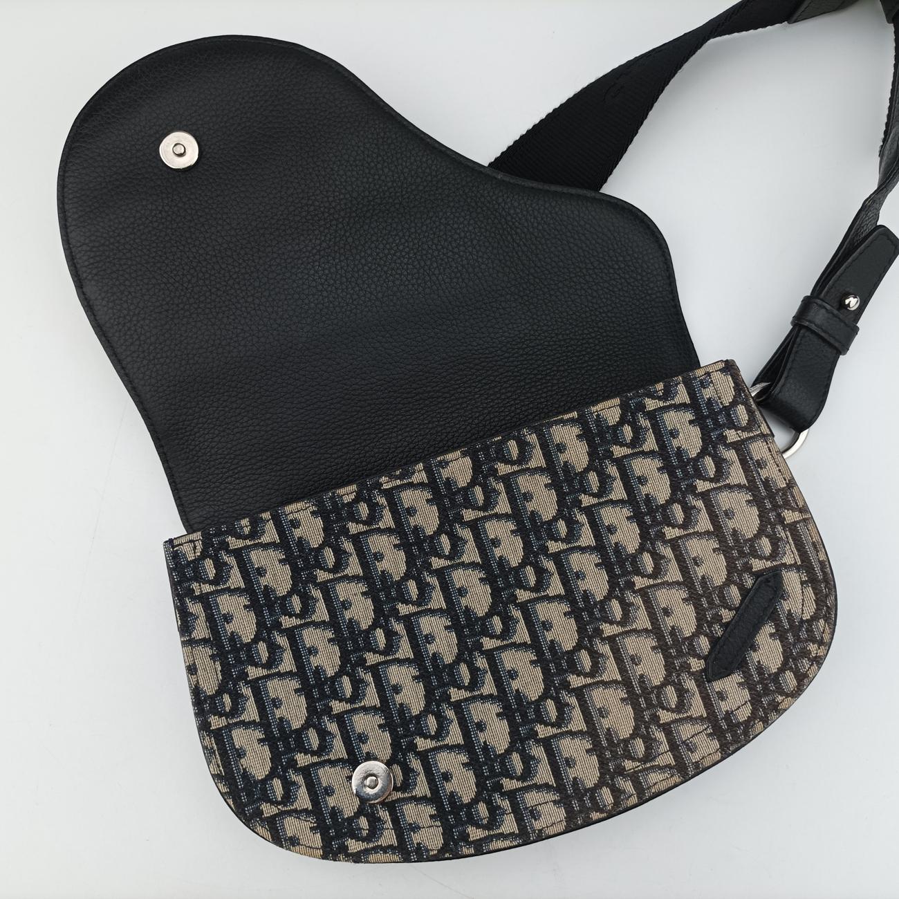 Saddle PouchNavy x BlackJacquard19-BO-0290 ICチップサドル ポーチネイビー×ブラックジャガード19-BO-0290 ICチップ