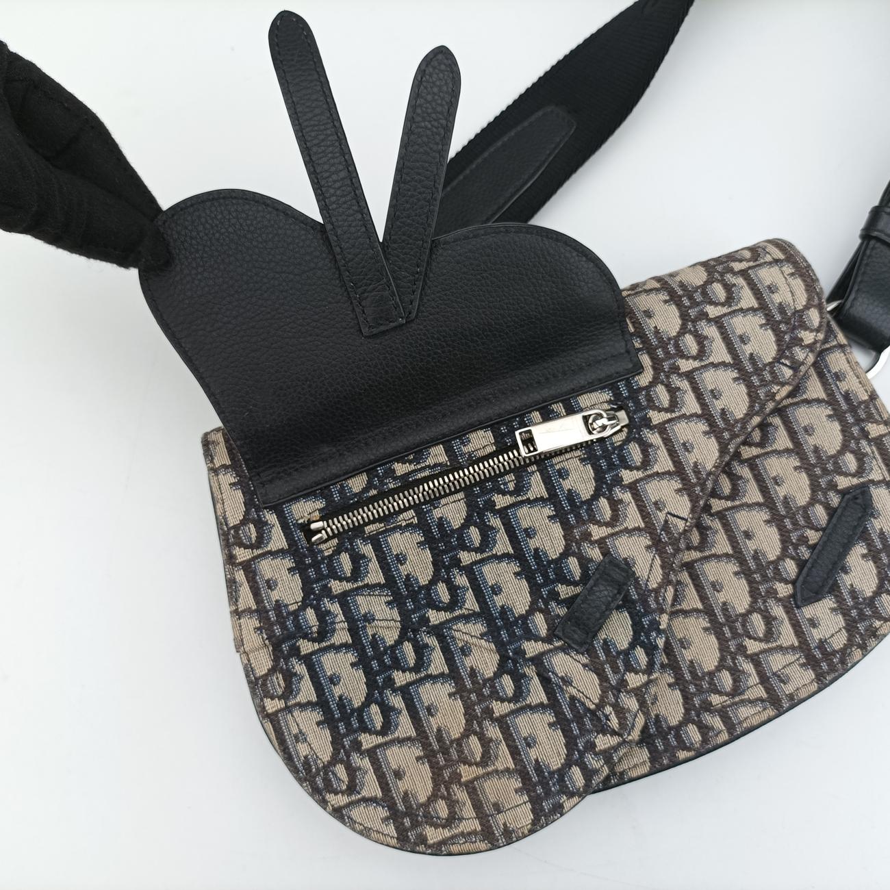 Saddle PouchNavy x BlackJacquard19-BO-0290 ICチップサドル ポーチネイビー×ブラックジャガード19-BO-0290 ICチップ