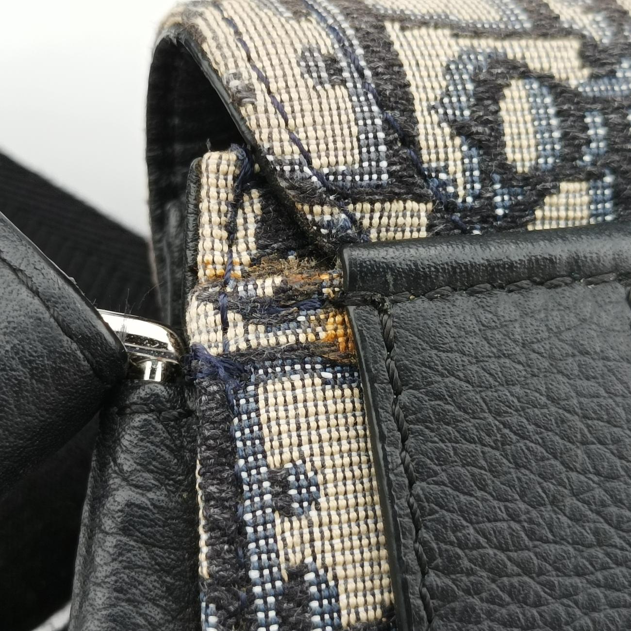 Saddle PouchNavy x BlackJacquard19-BO-0290 ICチップサドル ポーチネイビー×ブラックジャガード19-BO-0290 ICチップ