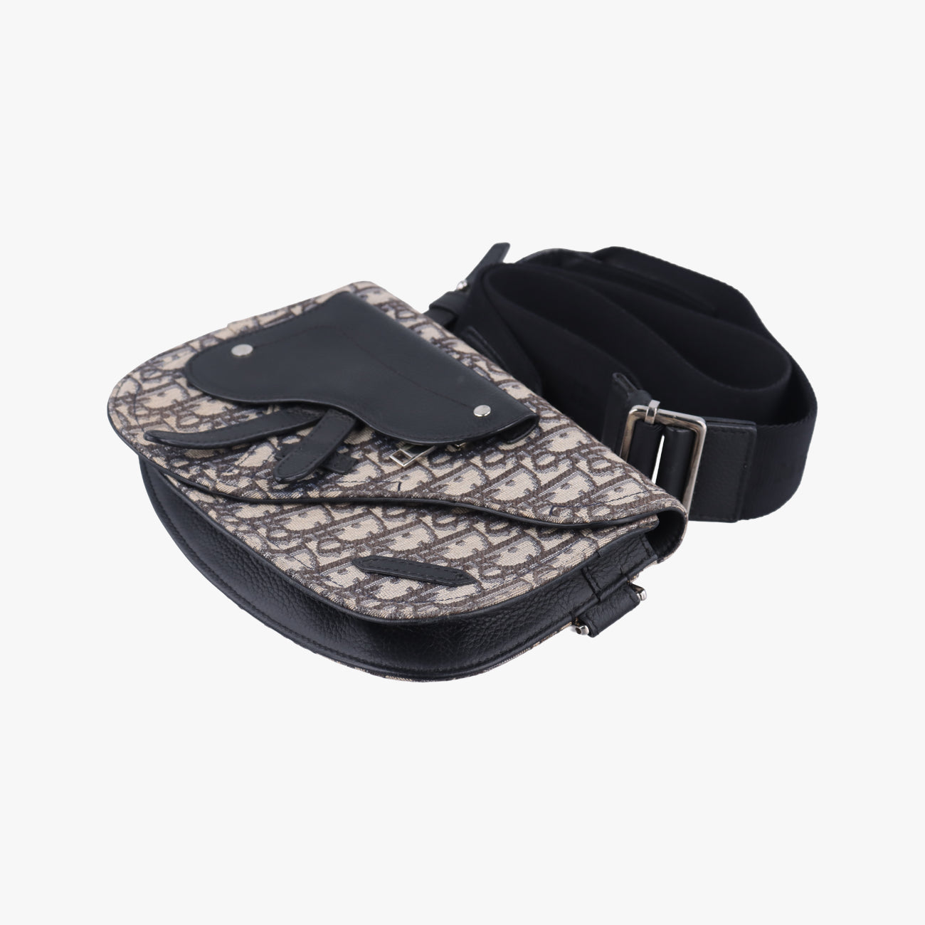Saddle PouchNavy x BlackJacquard19-BO-0290 ICチップサドル ポーチネイビー×ブラックジャガード19-BO-0290 ICチップ