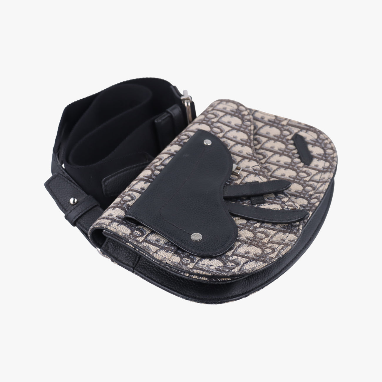 Saddle PouchNavy x BlackJacquard19-BO-0290 ICチップサドル ポーチネイビー×ブラックジャガード19-BO-0290 ICチップ