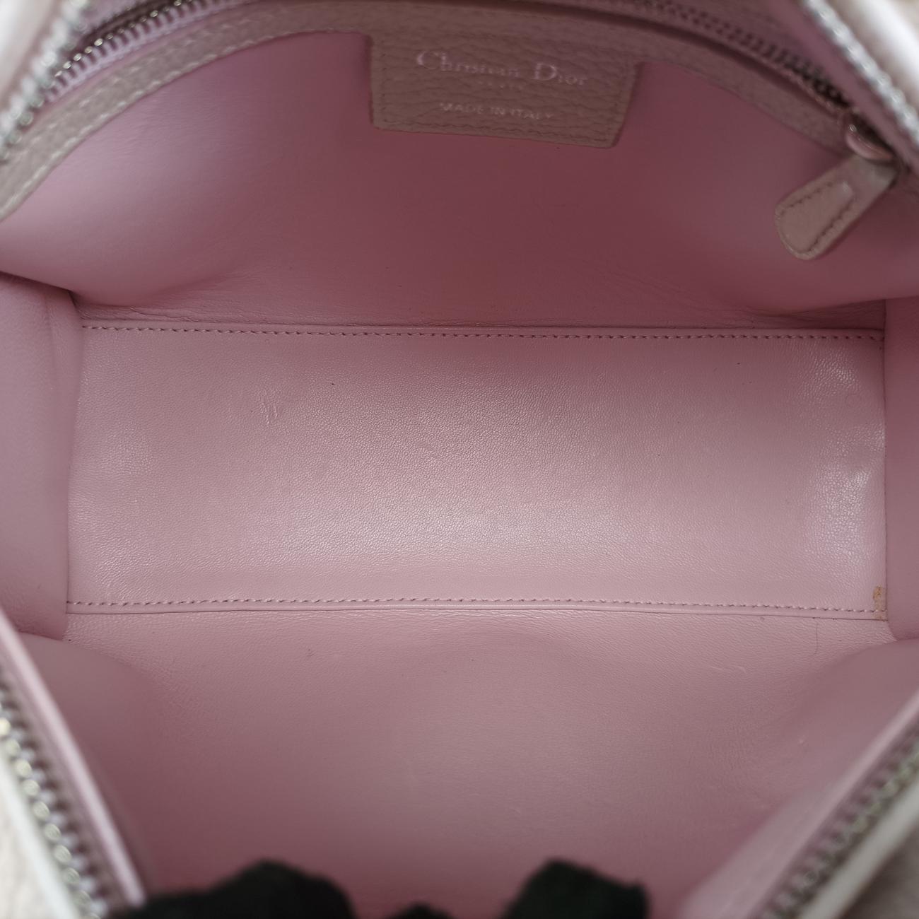 Lady DiorPink×multicolorLeather17-BO-0144レディディオールピンク×マルチカラーレザー17-BO-0144