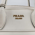 EsplanadeWhiteSAFFIANO Leather1BA045117 Xエスプラナードホワイトサフィアーノレザー1BA045117 X