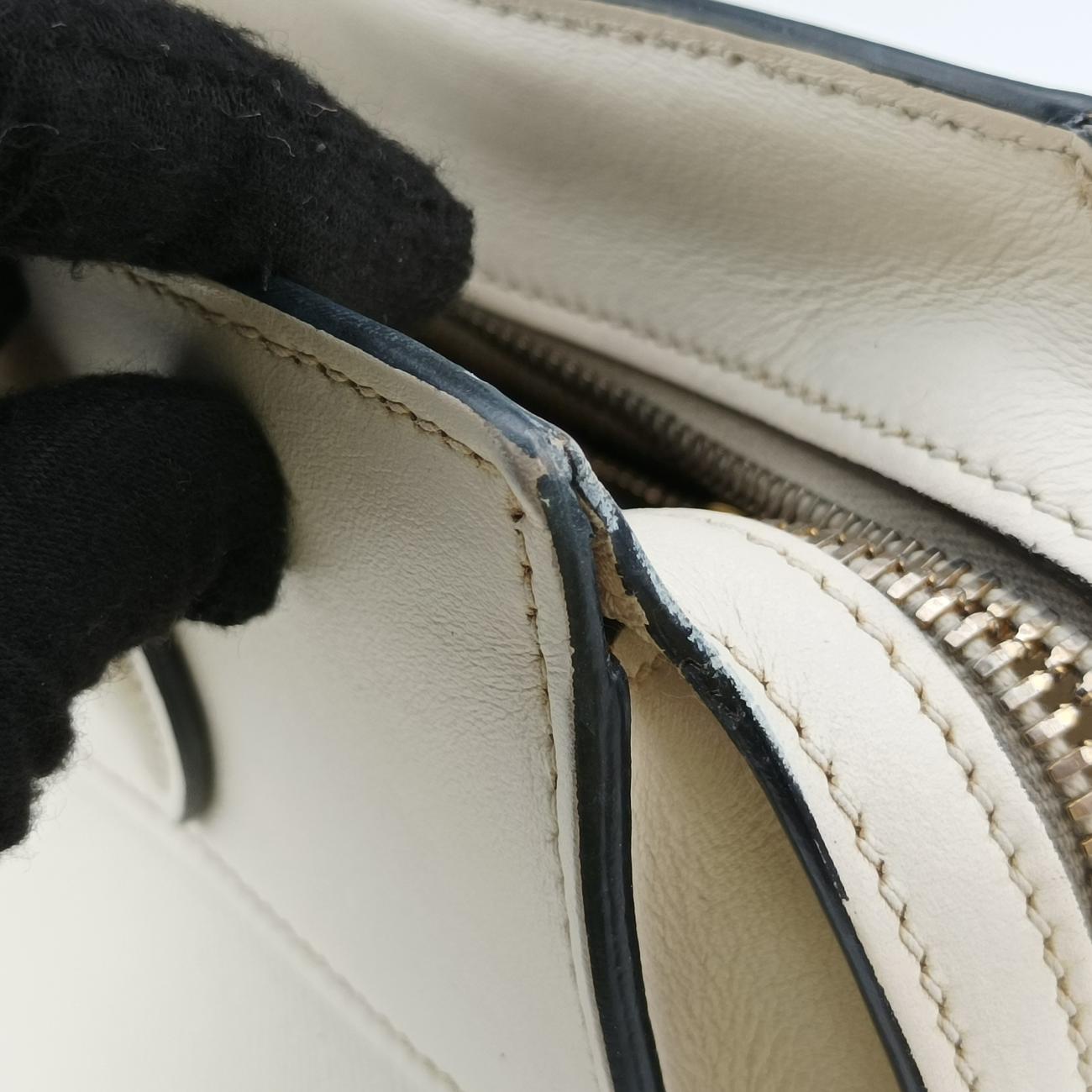 EsplanadeWhiteSAFFIANO Leather1BA045117 Xエスプラナードホワイトサフィアーノレザー1BA045117 X