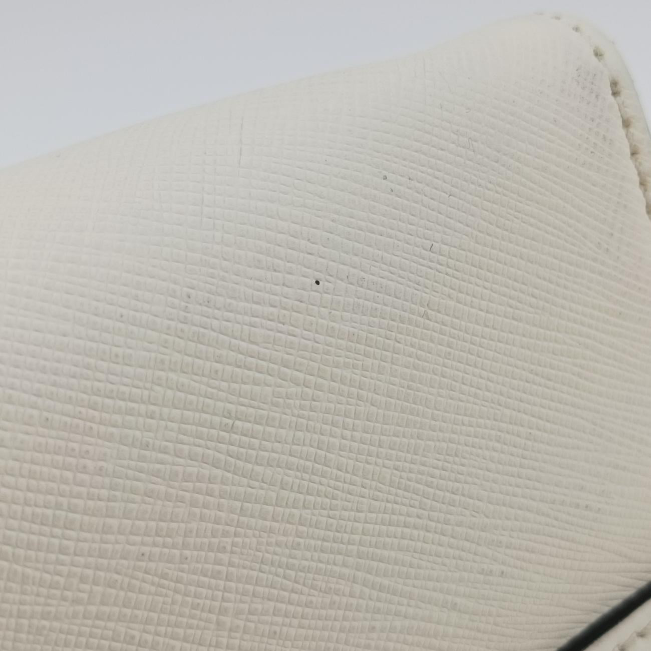 EsplanadeWhiteSAFFIANO Leather1BA045117 Xエスプラナードホワイトサフィアーノレザー1BA045117 X